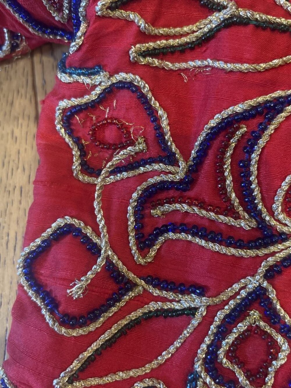 Talitha Red Embroidered Open-Front Jacket - Picture 13 of 16